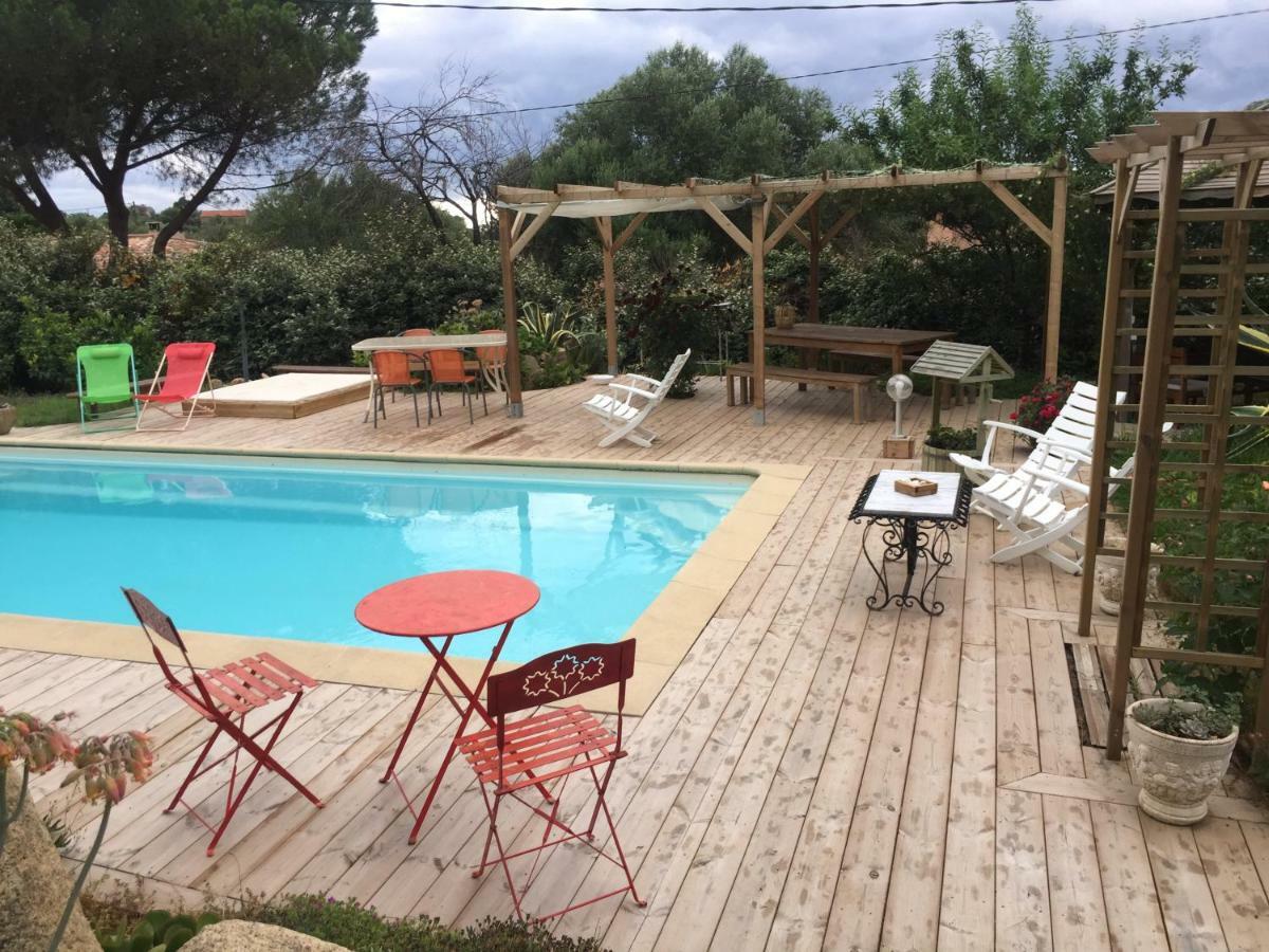 B&B Macchia Verdata Avec Piscine Monacia-d'Aullene Ngoại thất bức ảnh